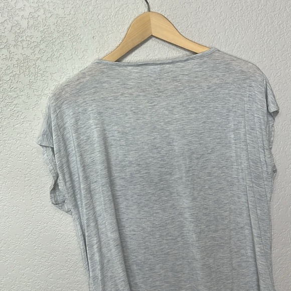Old Navy Maternity Nursing Shirt Top short Sleeve Gray size Small - Picture 7 of 11